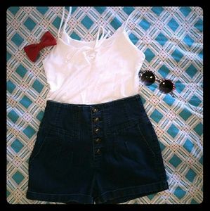 Urban Outfitters Shorts - UO Pins & Needles high-waisted shorts size 25 Urban Outfitters Shorts - UO Pins & Needles high-waisted shorts size 25